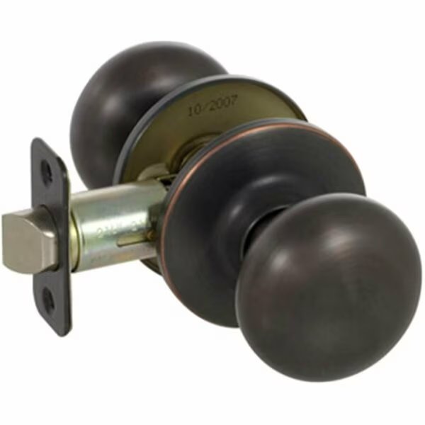 Saxon Series Grade 3 Keyed Entry Knob Set- Edged Bronze, Callan, Mfr#: KS1007